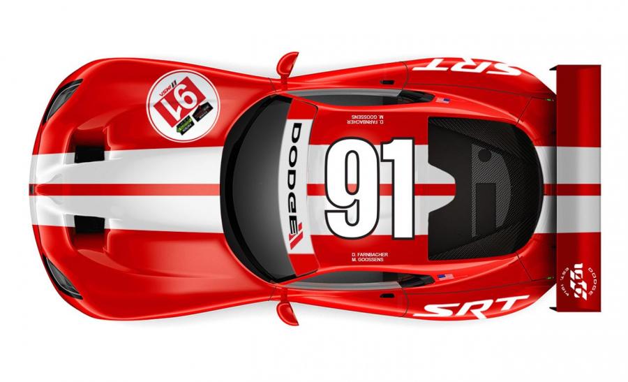  Dodge Viper GTS-R Red and White 2014 года  (фото 8 из 8)